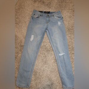 Lucky Brand Light Blue Kids Jeans with Distressed Look